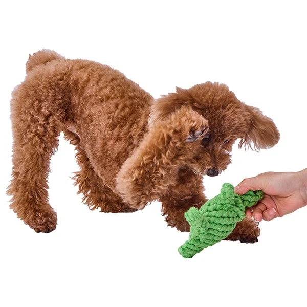 Petio AddMate "Verde Tartaruga" Dental Rope Turtle 3-in-1 Interactive Tug & Nosework Toy - Image 3