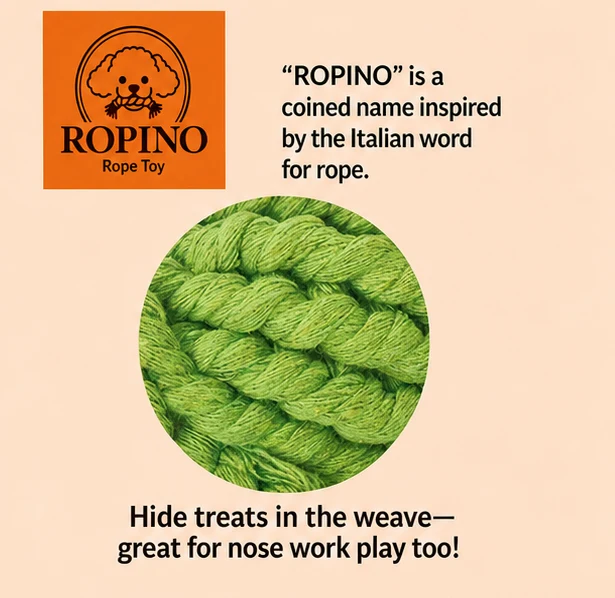 Petio AddMate "Verde Tartaruga" Dental Rope Turtle 3-in-1 Interactive Tug & Nosework Toy - Image 6