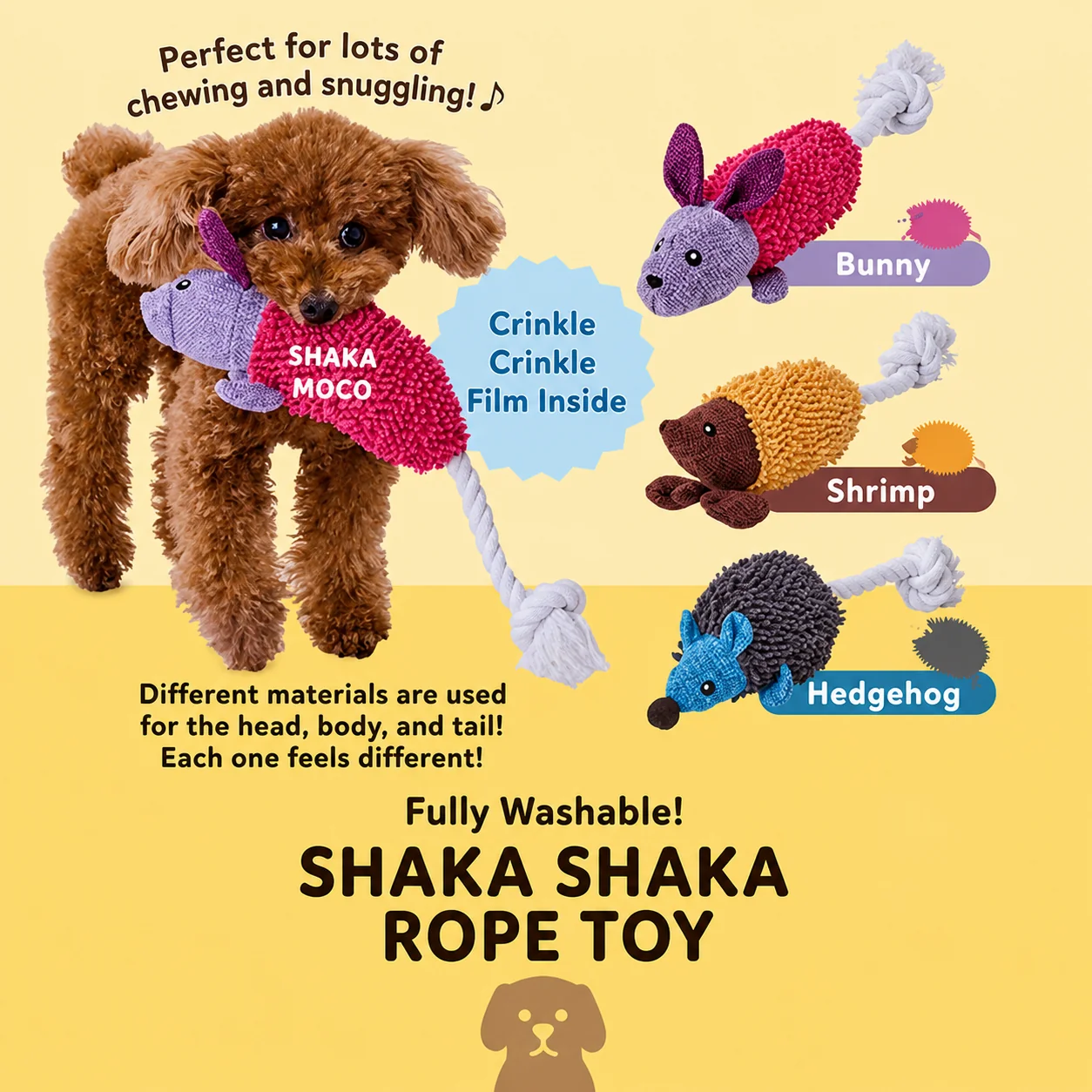 Petio "Ebi-Ten" Tempura Shrimp Tug Toy - Image 6