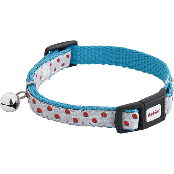 Petio Polka Dot Safety Collar with Breakaway Buckle & Integrated Bell - Image 2