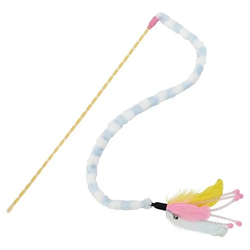 Nyanta Club Big Feathers Cat Wand Interactive Toy