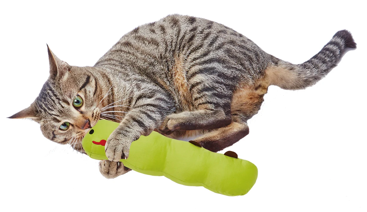 Petio Caterpillar Catnip Kicking Toy - Image 3