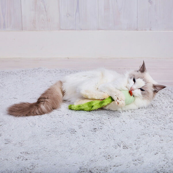 Petio Long Furry Tail Mouse with Silvervine & Bell - Image 6